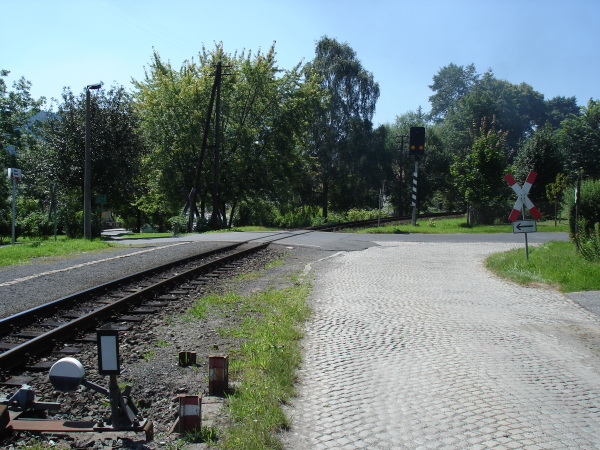 Die Ausfahrt Richtung Bertsdorf