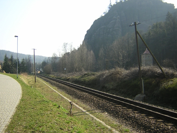 Blick in Richtung Oybin