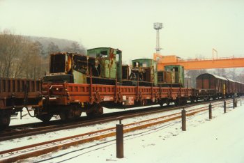 Köf 6001 on journey